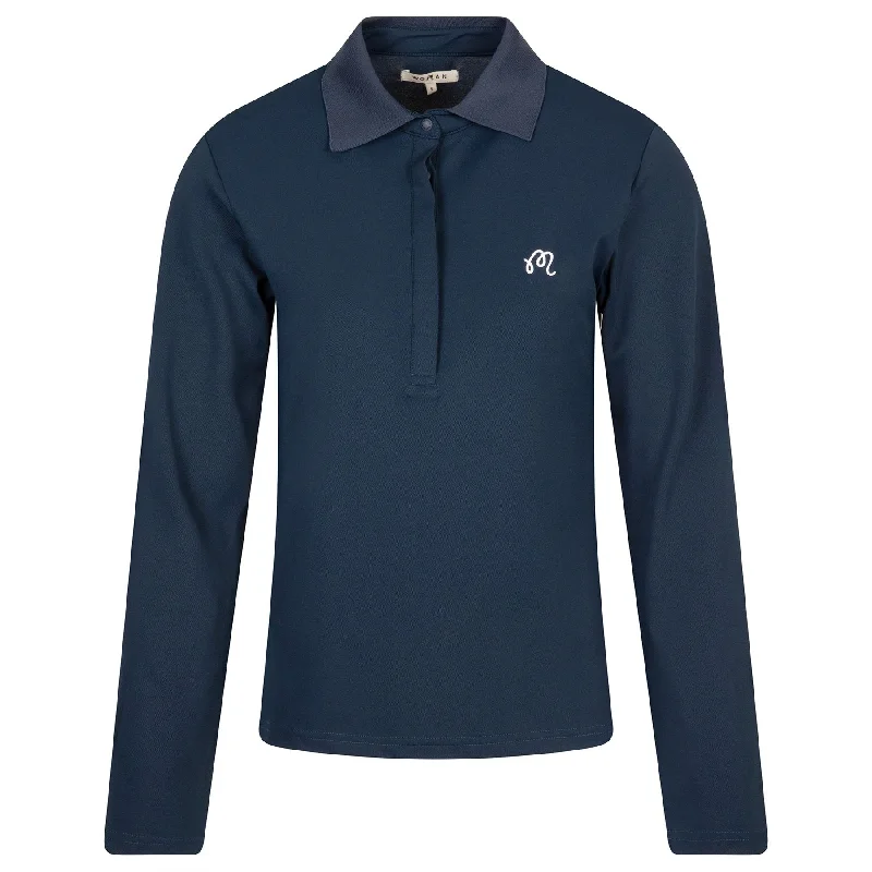 Integrated Design Womens Venus LS Polo Pageant Blue - 2025