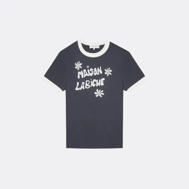 Exquisite Design "Dandelion" Monterlant T-Shirt (Dark Navy Ivory)