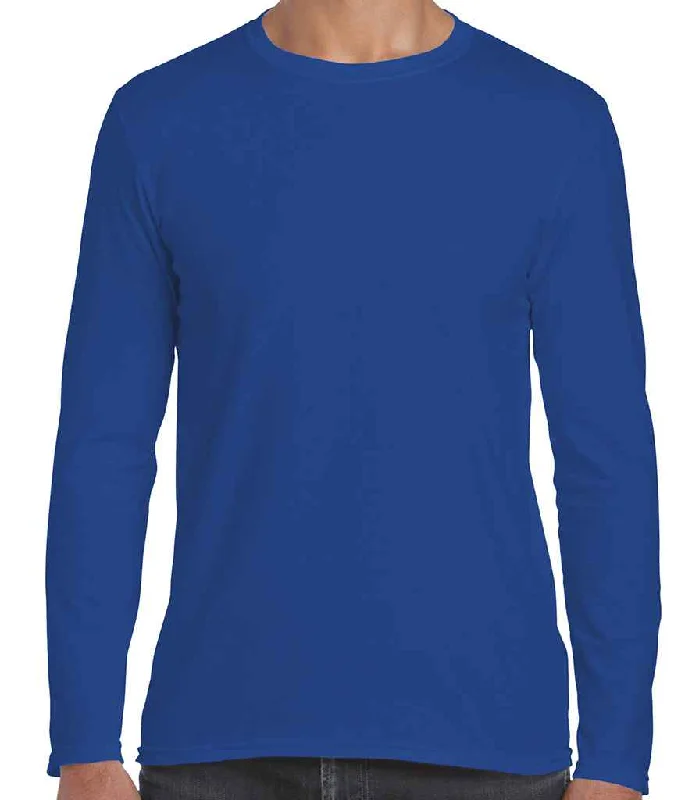 Elegant And Charming Gildan SoftStyle® Long Sleeve T-Shirt | Royal Blue