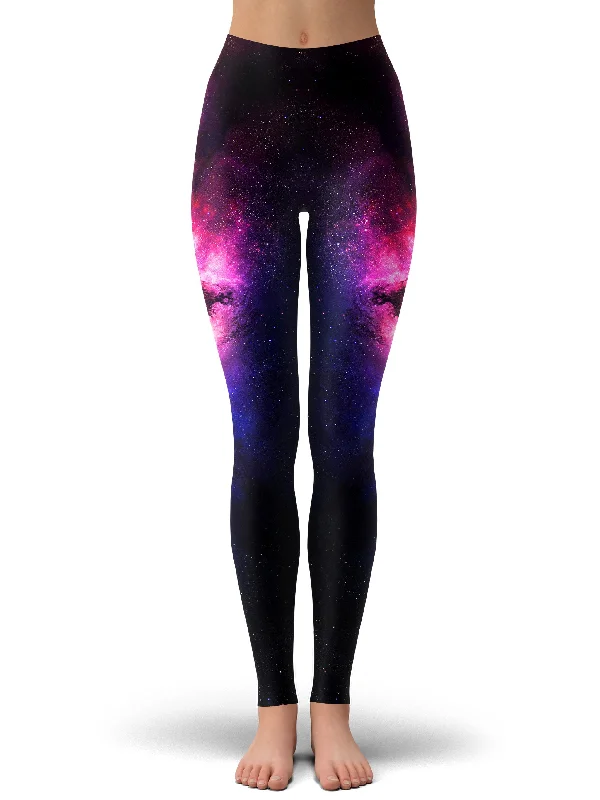 Comfortable Fashion Purple Galaxy Leggings