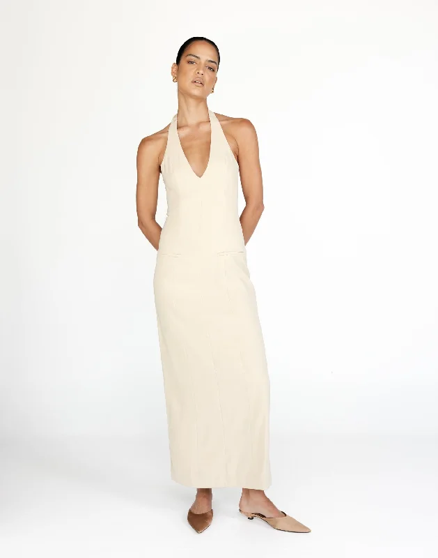 Exquisite Fabrics Kit Maxi Dress (Sandstone)