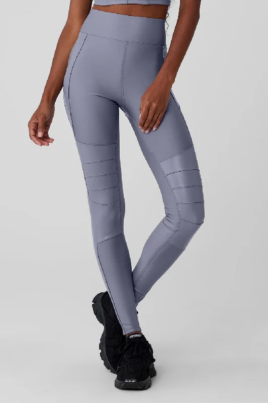 Classic And Versatile Airlift Winter Warm High-Waist Supermoto Legging - Fog