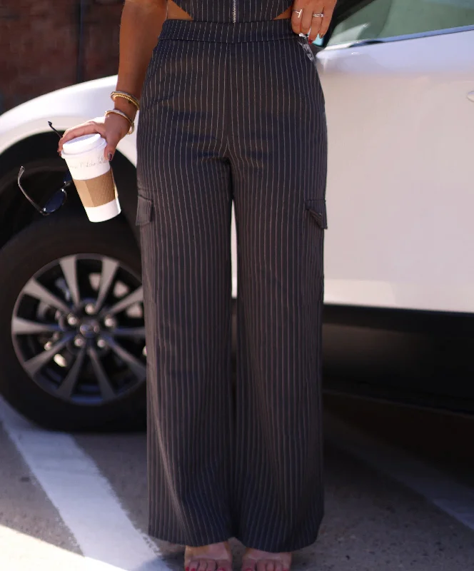 Lively And Youthful Streetwise Stripes Pants