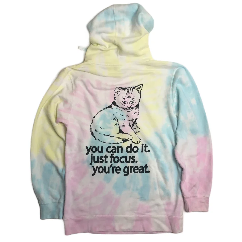 Boutique Recommendation Focus Cat Tie-Dye Hoodie - Summer Swirl
