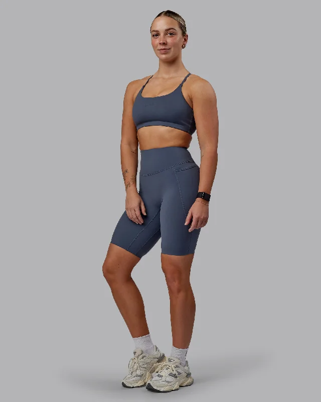 Double-sided Wear Elixir Bike Shorts With Pockets - Turbulence