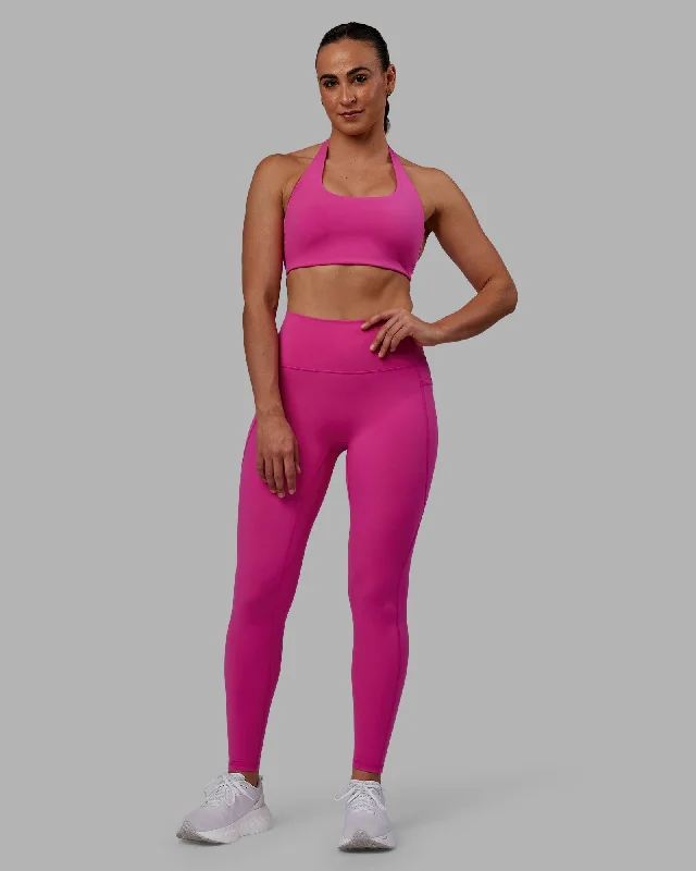 Advanced Customization Fusion Full Length Leggings with Pockets - Fuchsia Pink