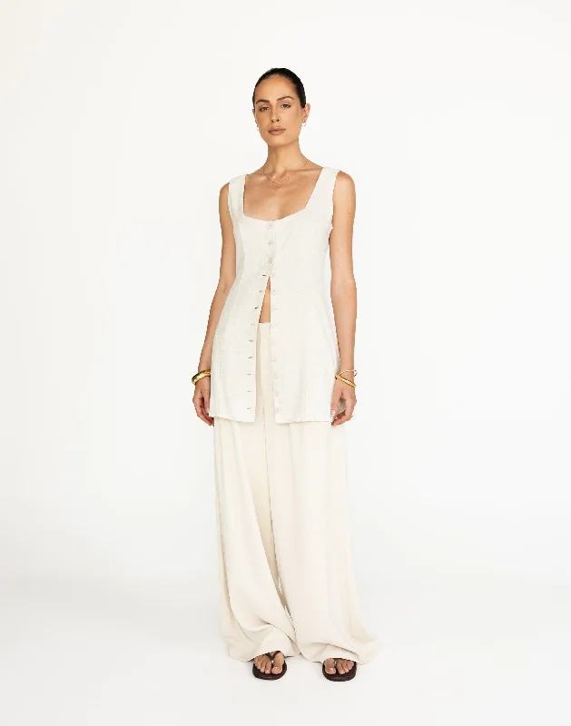 Fashion Selection Joni Mini Dress (Oat)