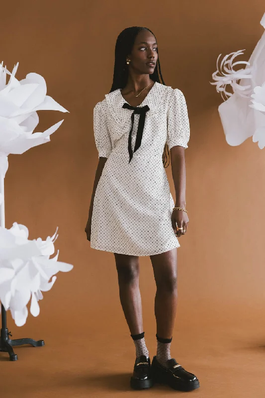 Youthful Vitality Becca Polka Dot Mini Dress