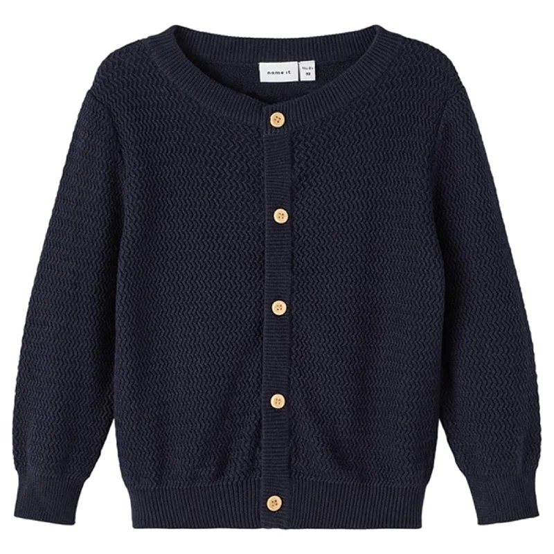 Comfortable Series Name it Dark Sapphire Felucas Knit Cardigan