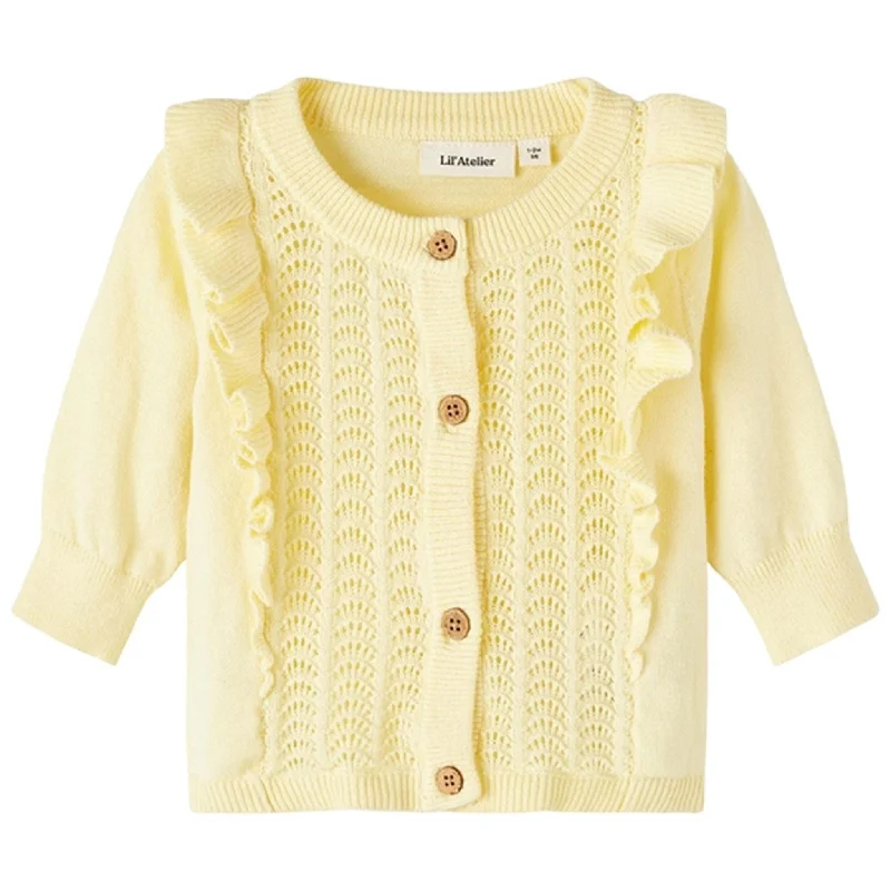 High Street Design Lil'Atelier Double Cream Hija Knit Cardigan