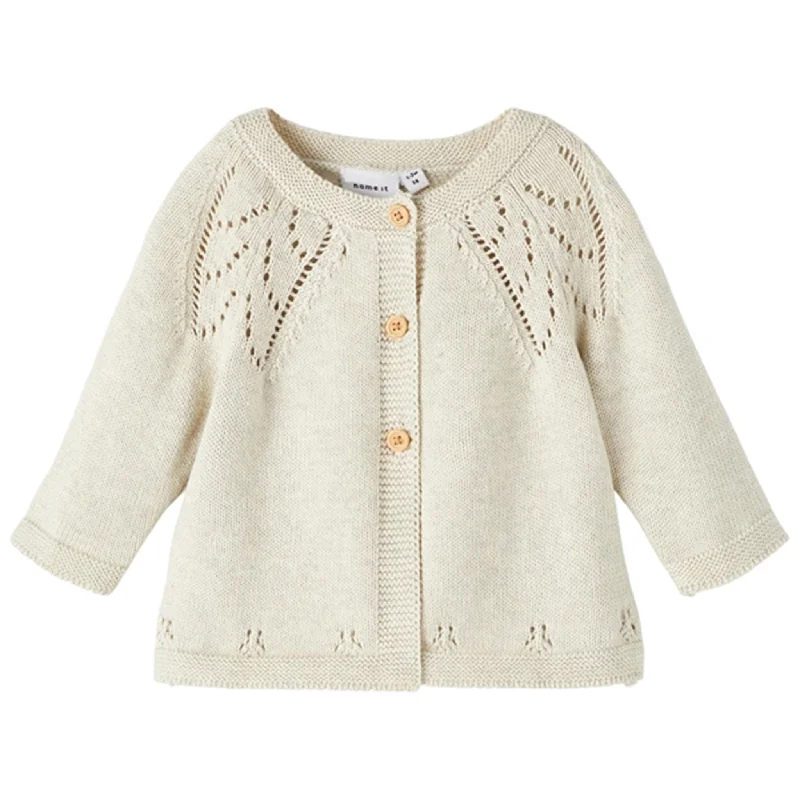 Lazy Home Name it Peyote Melange Duline Knit Cardigan