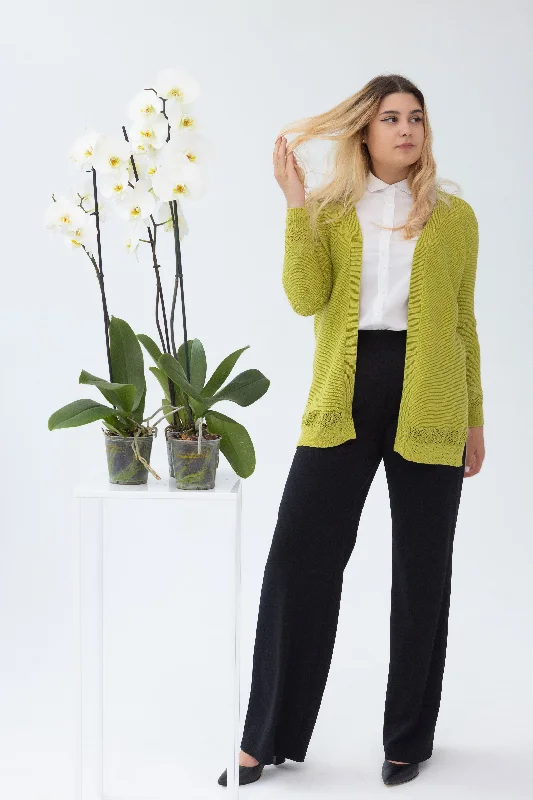 New Autumn And Winter Styles Classic cardigan green cotton