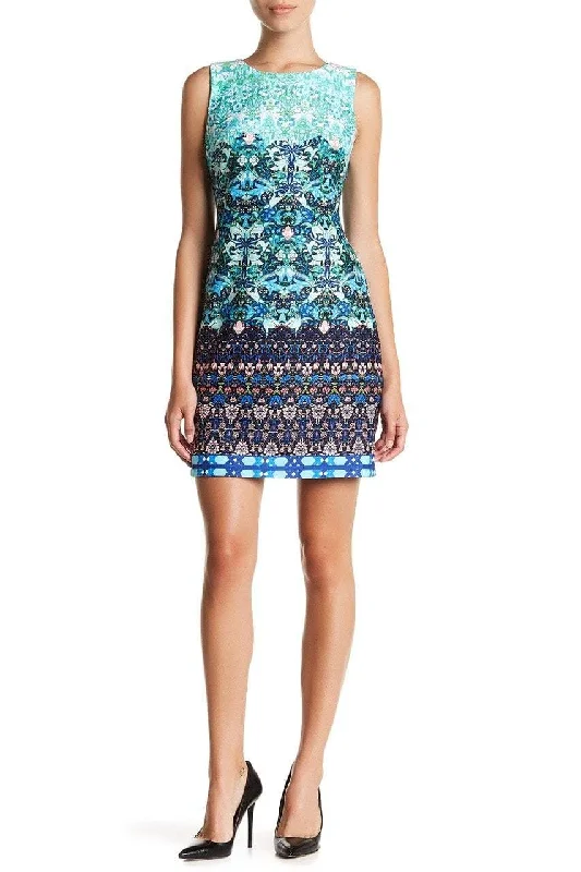 Fashionable Inner Wear Taylor - 9173MJ Multi-Print Scuba Dress