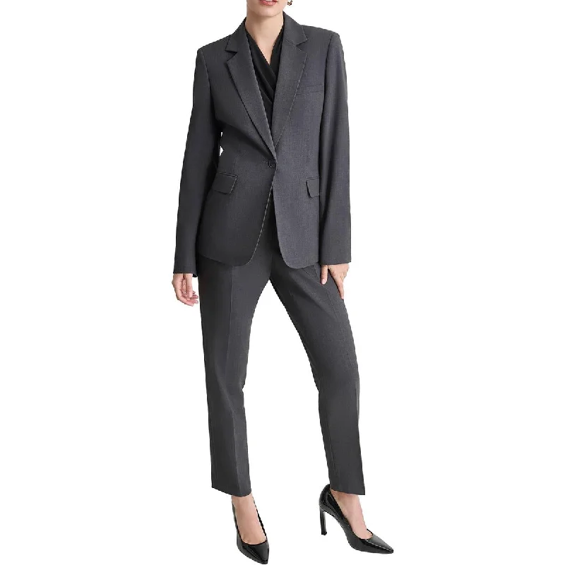 High-end Fashion DKNY Womens Rayon One-Button Blazer