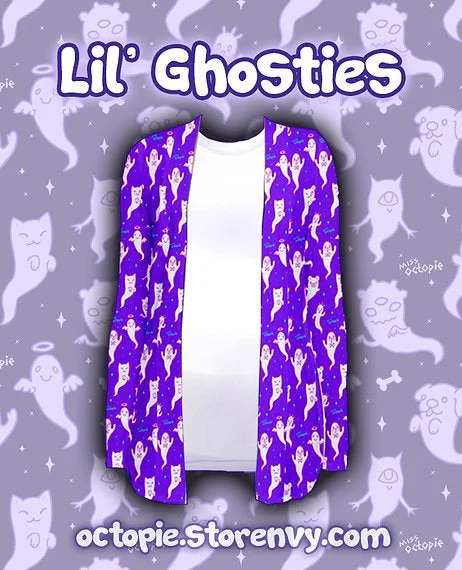 Tropical Style Lil' Ghosties Cardigan