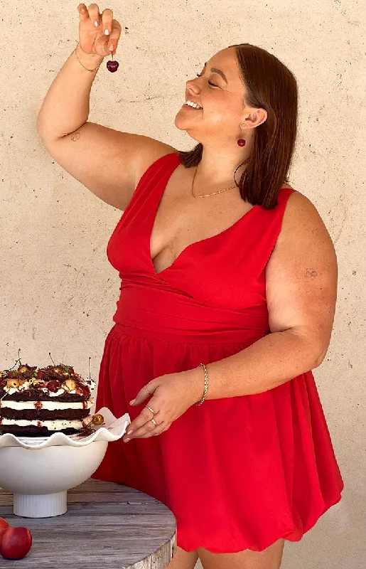 Elegant And Charming Hedley Red Mini Dress