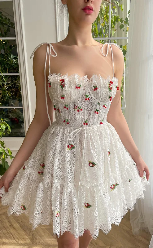 Luxury Style GH638 - Chic & Modern Straps Lace Cut Outs Homecoming Dress With Lace-Up Luxury Style GH638 - Chic & Modern Straps Lace Cut Outs Homecoming Dress With Lace-Up