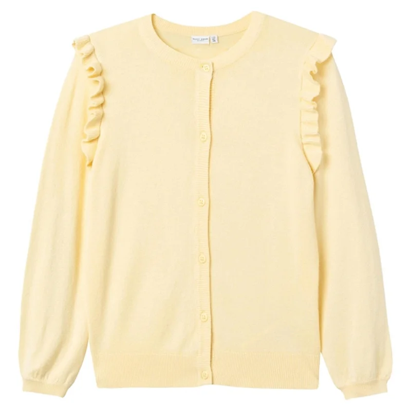 Personalized Series Name it Double Cream Vininna Knit Cardigan