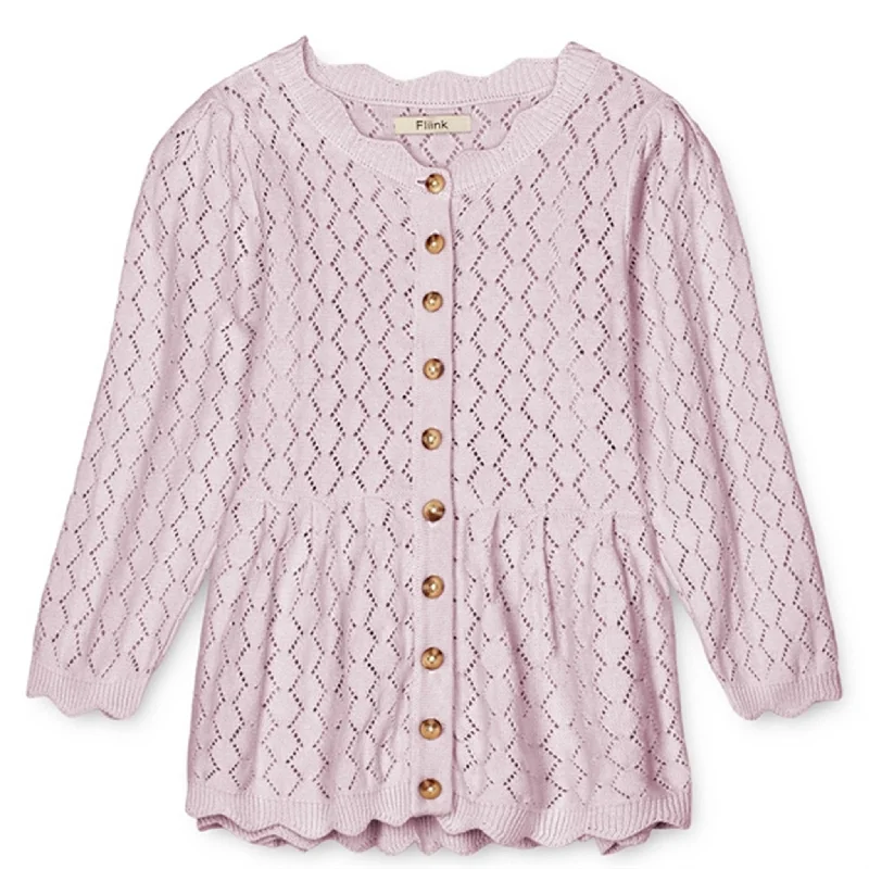 Must-have For Fashion Fliink Lavender Fog Oma Knit Cardigan