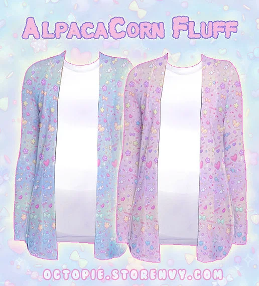 Comfortable Fashion AlpacaCorn Fluff Cardigan
