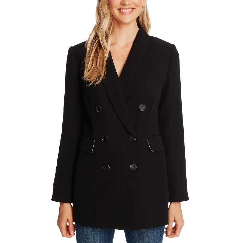 Personalized Wear CeCe Womens Twill Business Double-Breasted Blazer