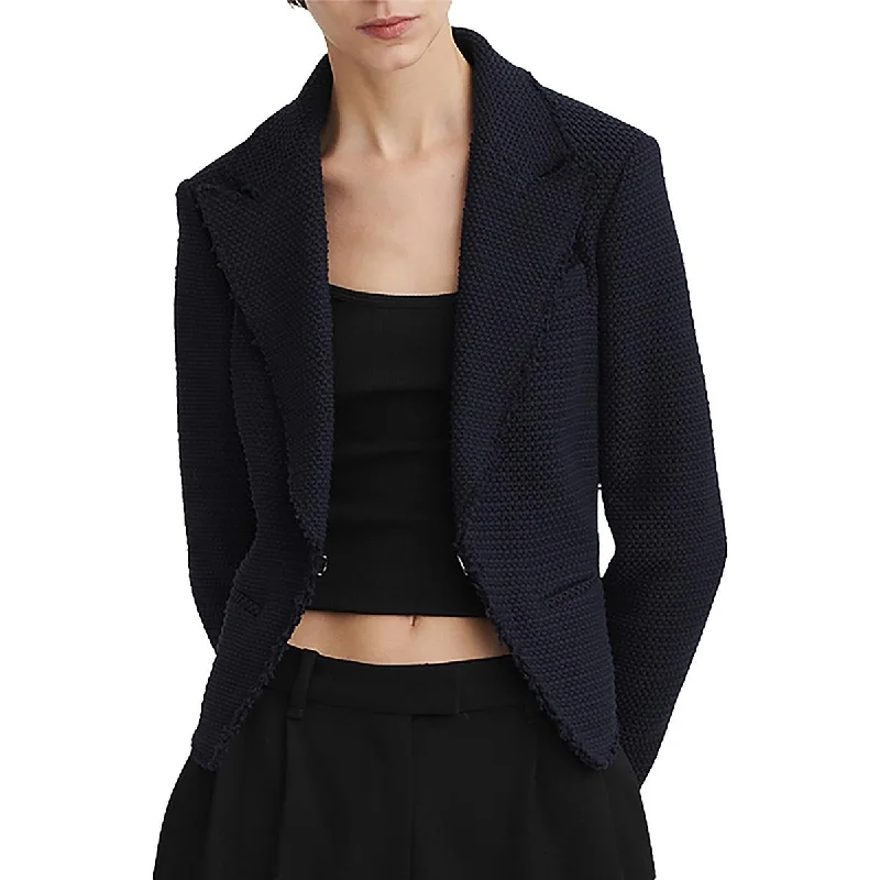 Youthful Street Fashion Rag & Bone Womens Elle Tweed Business Open-Front Blazer