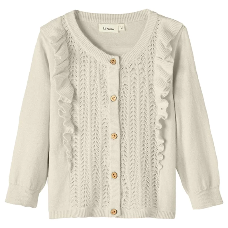 Celebrity Picks Lil'Atelier Turtledove Hija Knit Cardigan