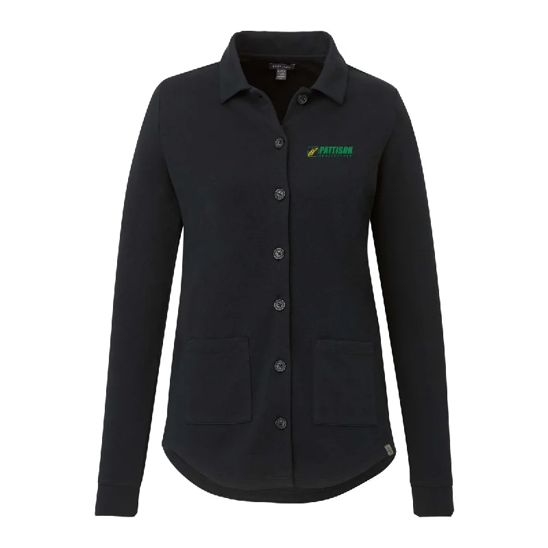 High Street Style Ladies Rigi Eco Knit Button Cardi