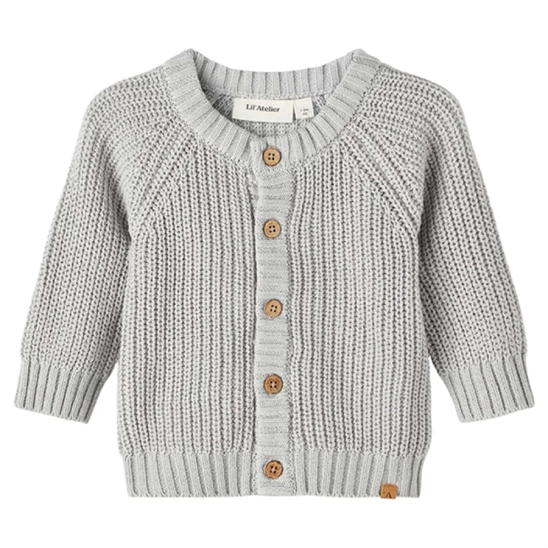 Exquisite Embroidery Lil'Atelier Harbor Mist Emlen Knit Cardigan