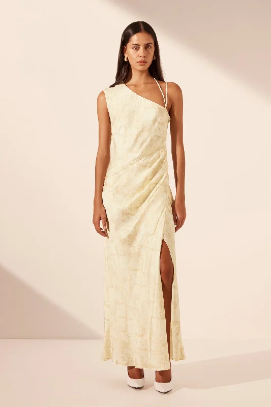European And American Style MEDINA SIDE SPLIT MAXI DRESS