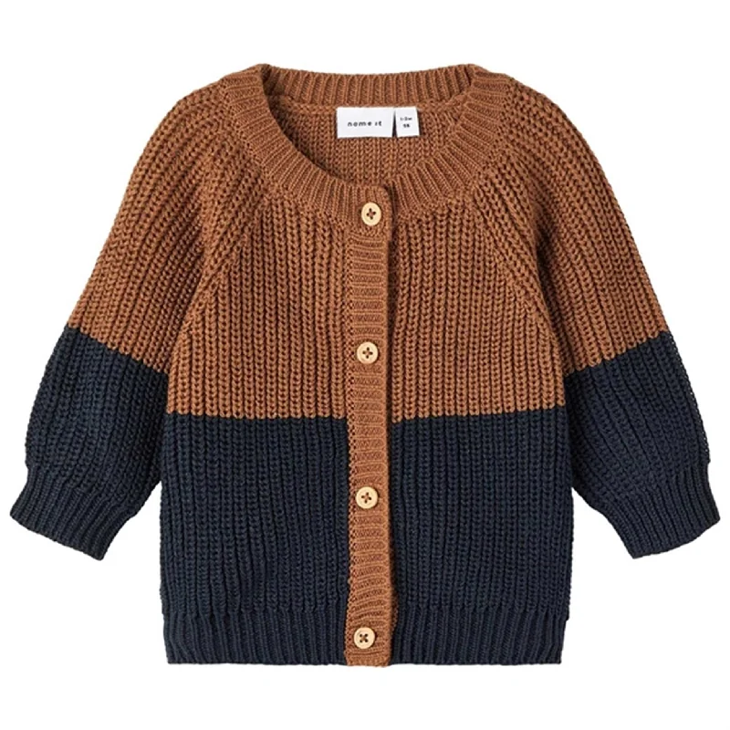 Elegant And Casual Name it Dark Sapphire Bebilly Knit Cardigan