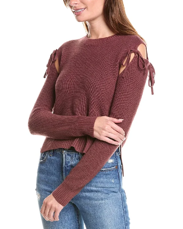 Cute Design 27 Miles Malibu Tie Shoulder Wool-Blend Sweater