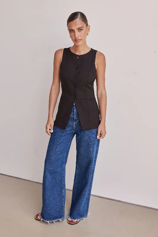 Perfect Tailoring Elliott Vest (Black)