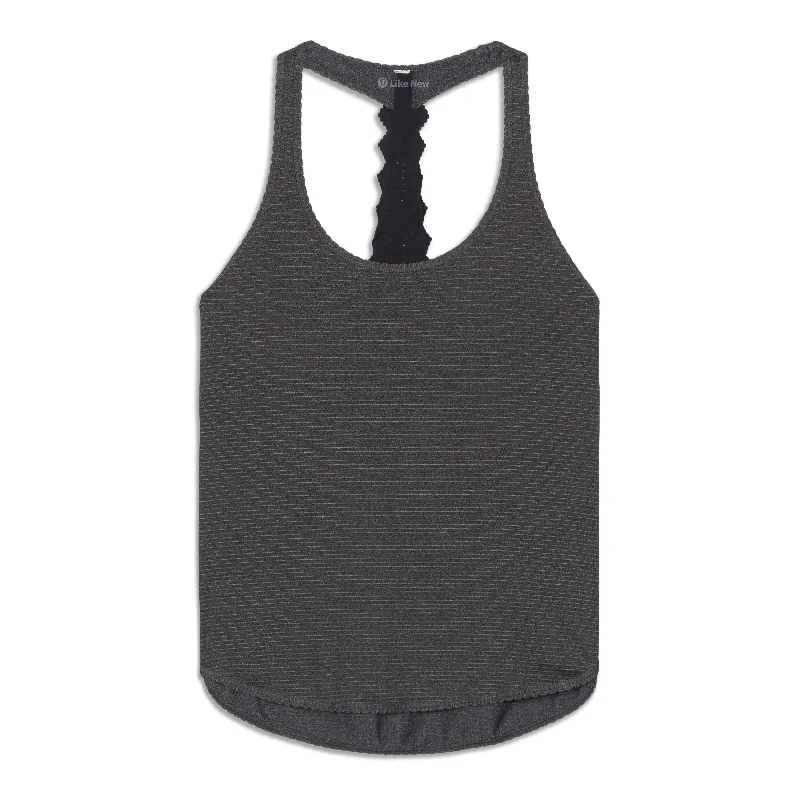 Embroidery Design Face Forward Tank Top - Resale