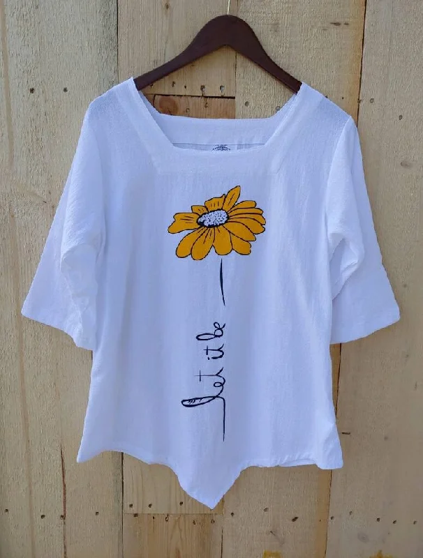 Luxury And Elegant Let It Be - Preshrunk Cotton Gauze Top