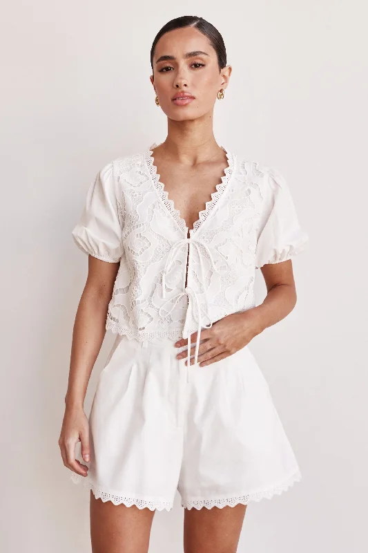 Elegant And Casual Rhiannon Set (White)