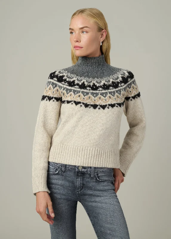 Elegant Temperament THE CELESTE FAIR ISLE SWEATER