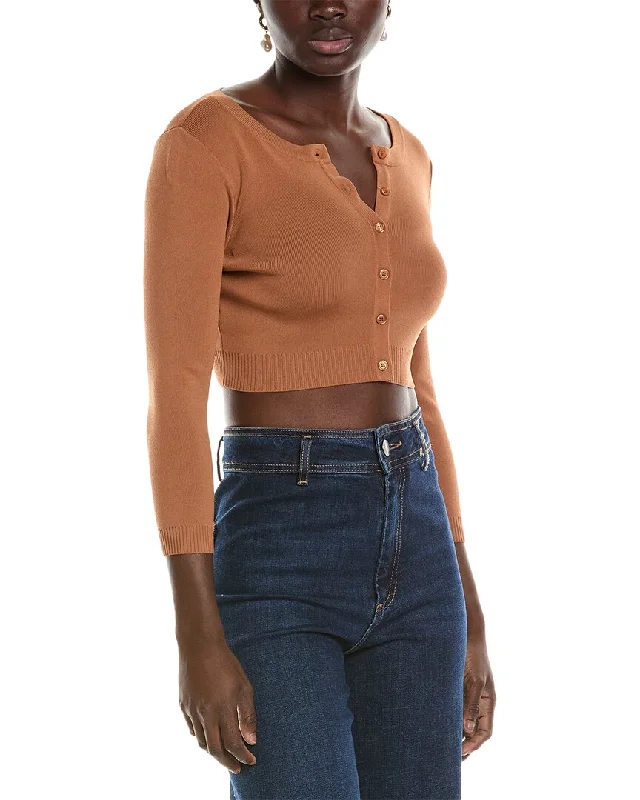 Lively And Youthful WeWoreWhat Cropped Cardigan