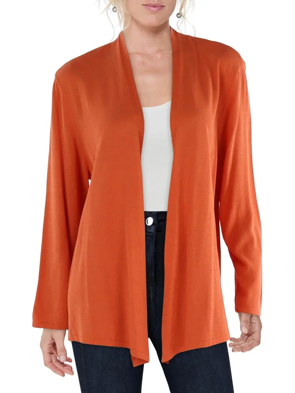 Personalized Outfit Womens Open Front Three Quarter Sleeve Cardigan Sweater