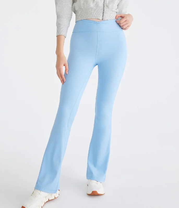 Celebrity Picks Aeropostale Air Soft High-Rise Cinch Flare Leggings