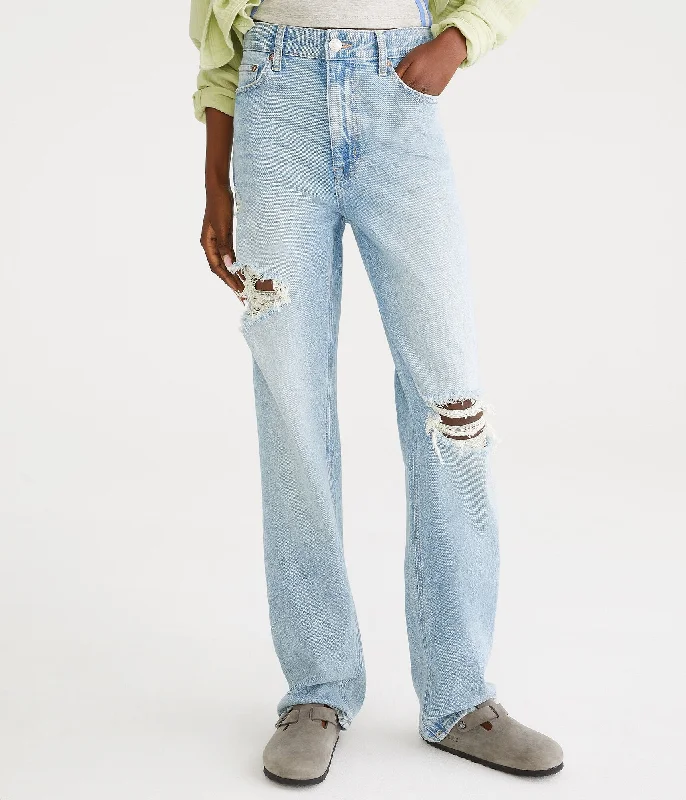 New Products Aeropostale Curvy High-Rise Baggy Jean