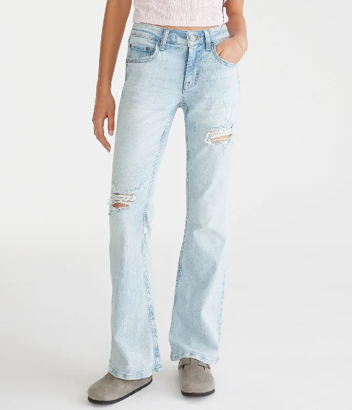 High-quality Styles Aeropostale Flare Low-Rise Jean