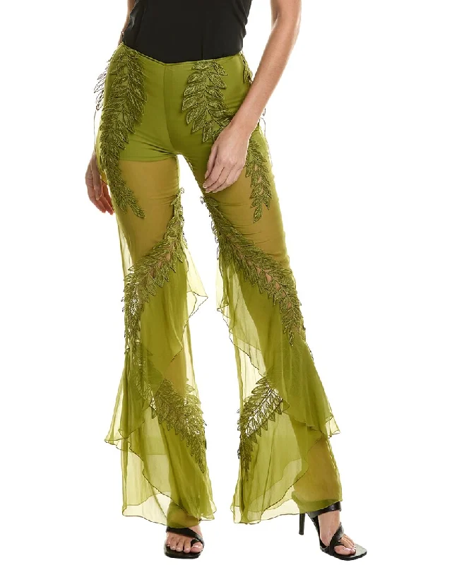 Romantic Data Alberta Ferretti Silk Trouser