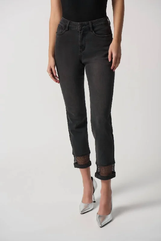 Autumn Selection Classic Slim Fit Jeans In Grey