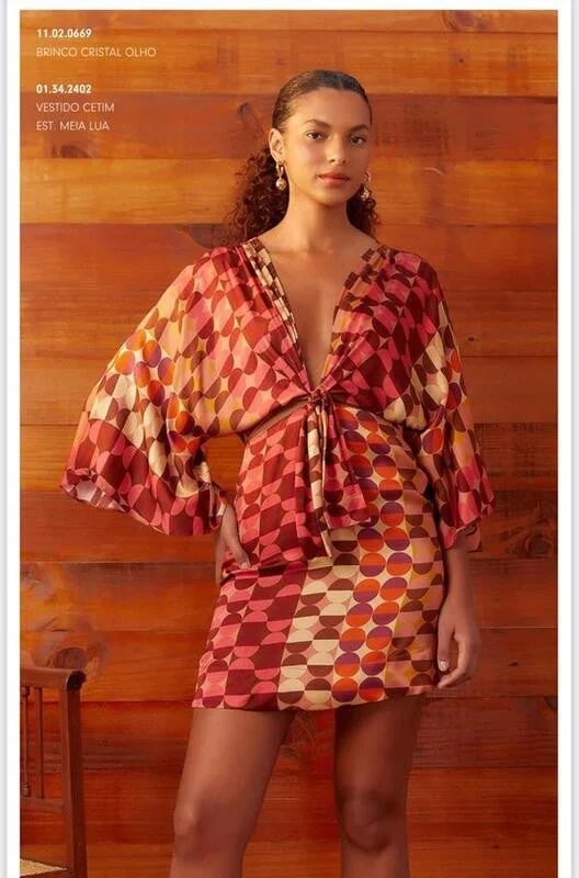 Exclusive Customization Dress To Clothing Women's Dres Estampado Media Luna