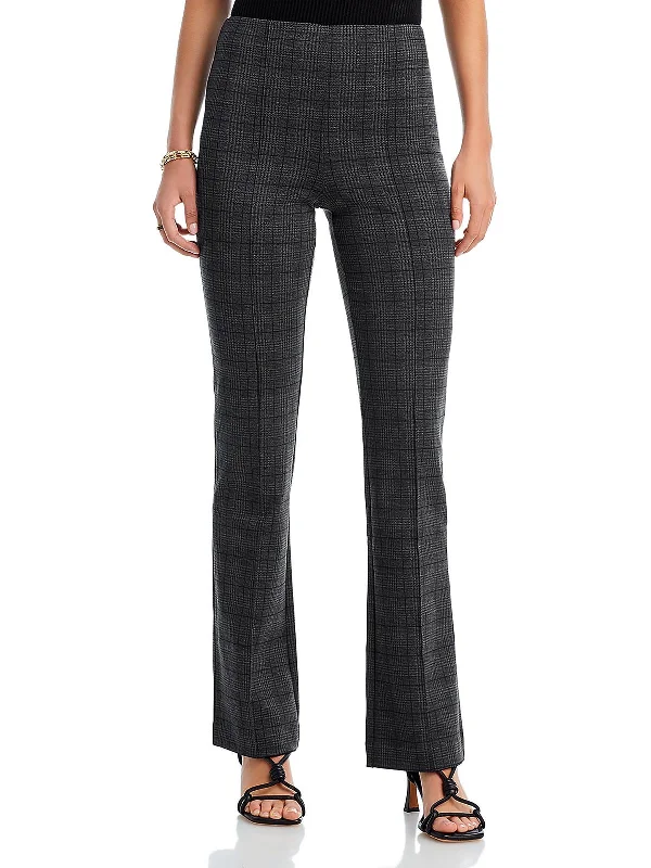 Fresh And Capable Elysse Womens High Rise Pintuck Straight Leg Pants