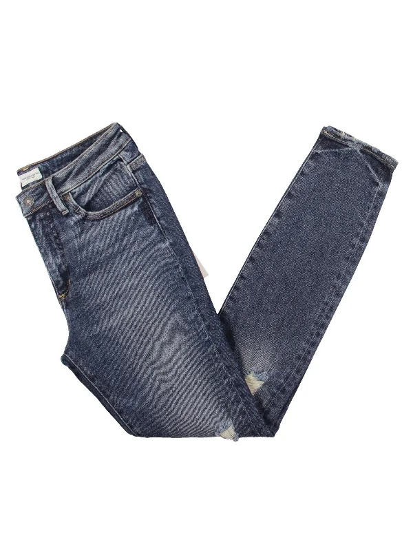 Personalized Outfit Isbis Womens Low Rise Dark Wash Skinny Jeans