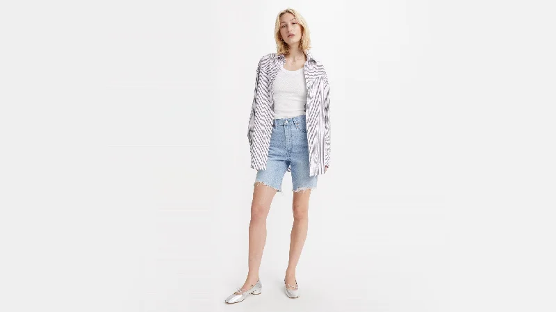 Classic Style Levi's® Women's Ribcage Bermuda Shorts