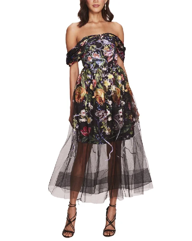Retro Prints Marchesa Notte Mini Dress