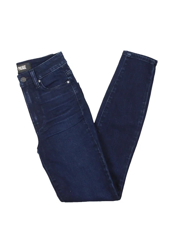 Avant-garde Design Margot Womens Super High Rise Dark Wash Skinny Jeans